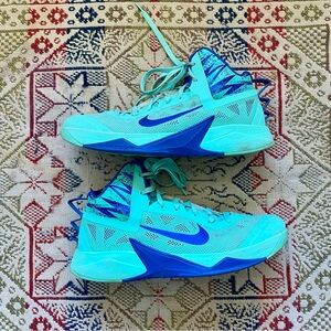 Nike Hyperfuse Zoom Sneakers Glow Green Basketball Shoes Hi-Top 12